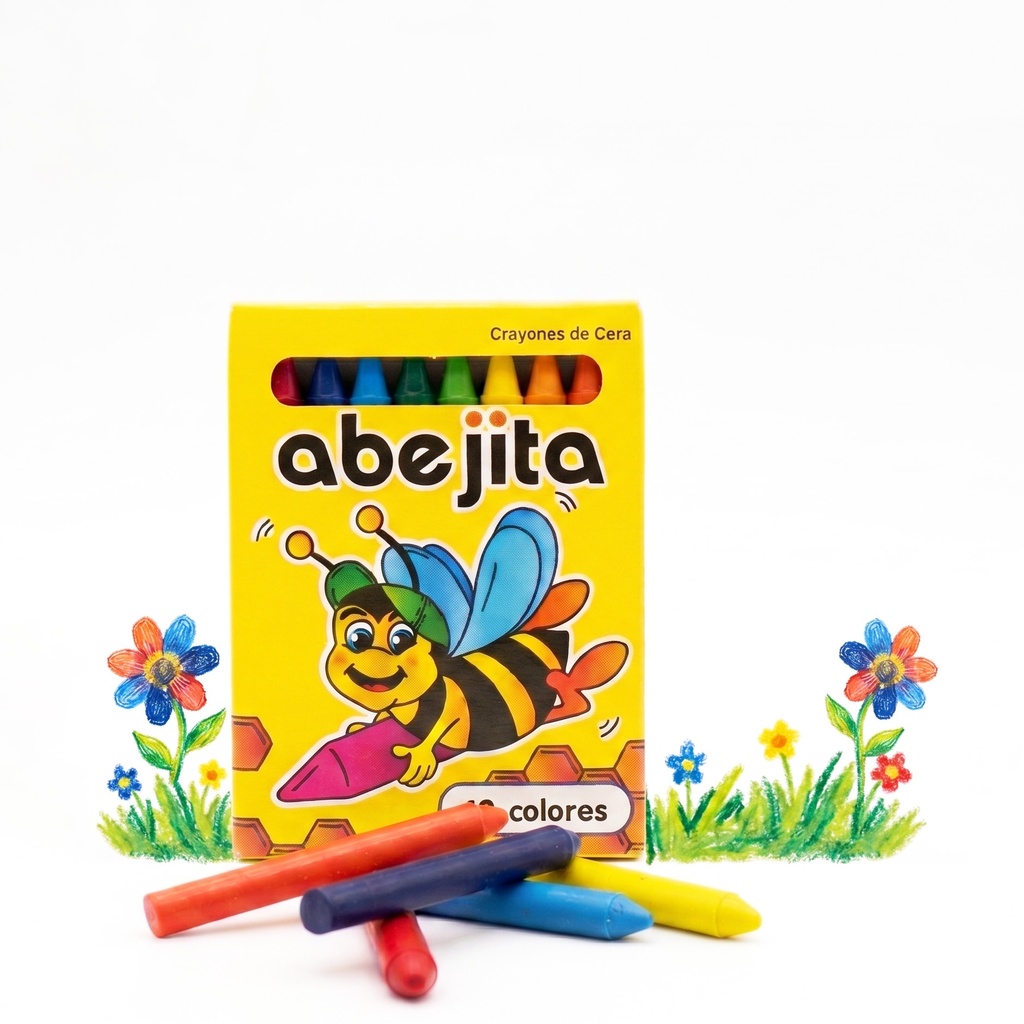 Crayones Abejita 12 colores Artistica.png.jpg