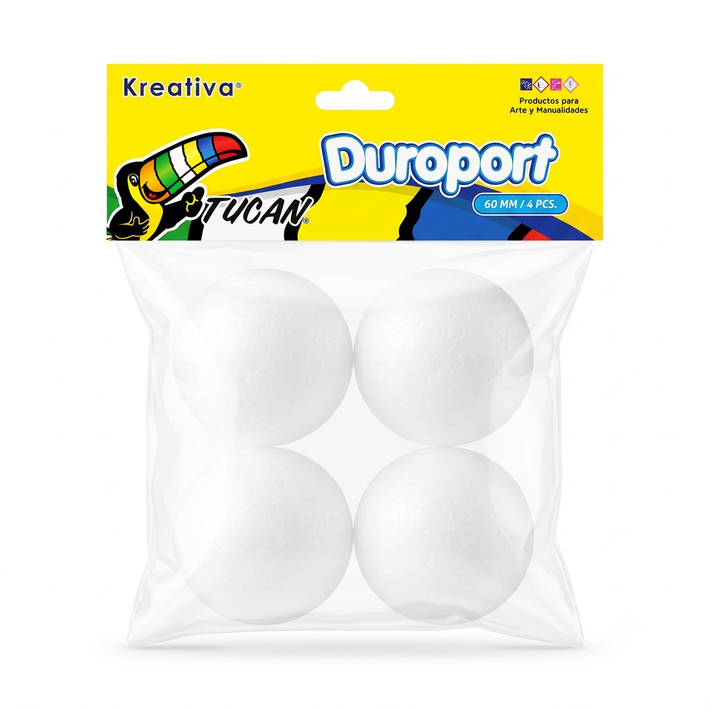 Duroport Bola 60 Mm  4 Unidades