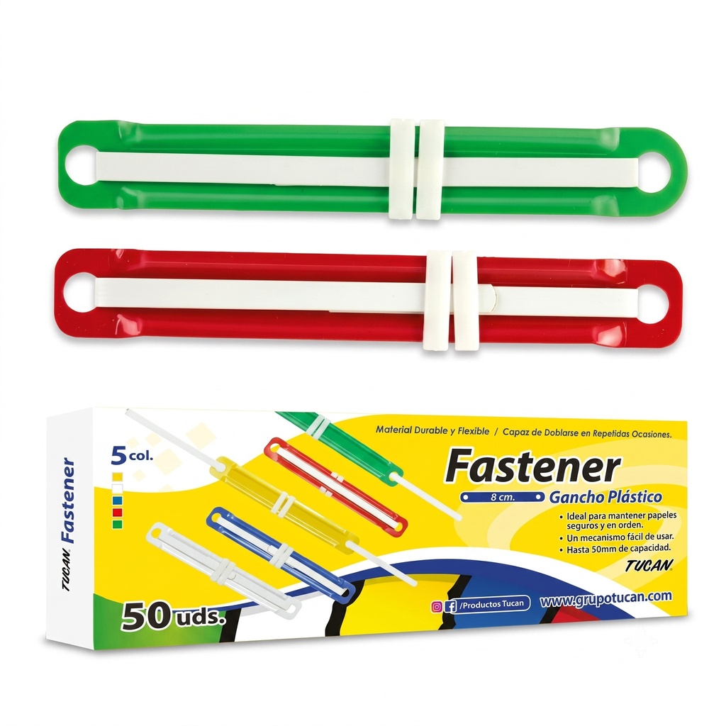 Fastener Plastico 50 Unidades