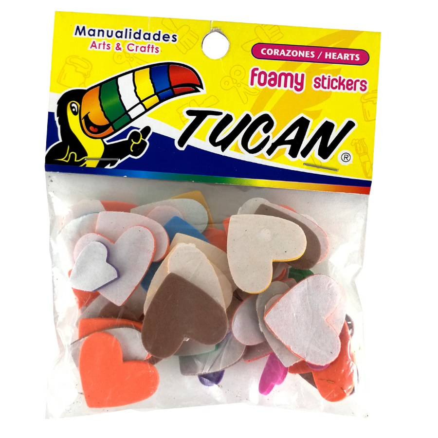 Foamy Calcomania Corazones