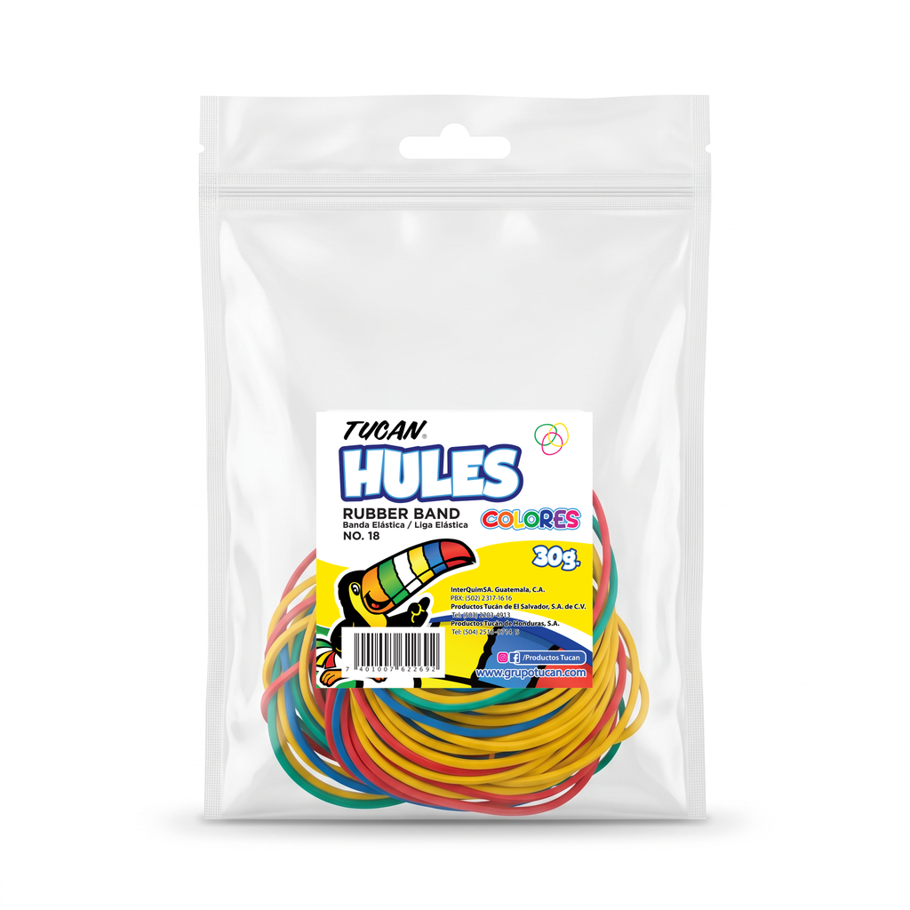 Hules Colores 30 Gramos