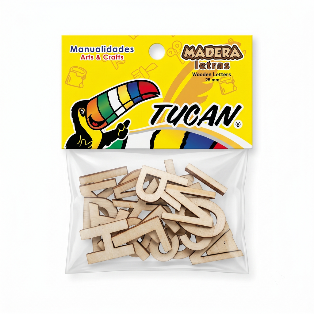 Letras De Madera Pequeña 26 Unidade
