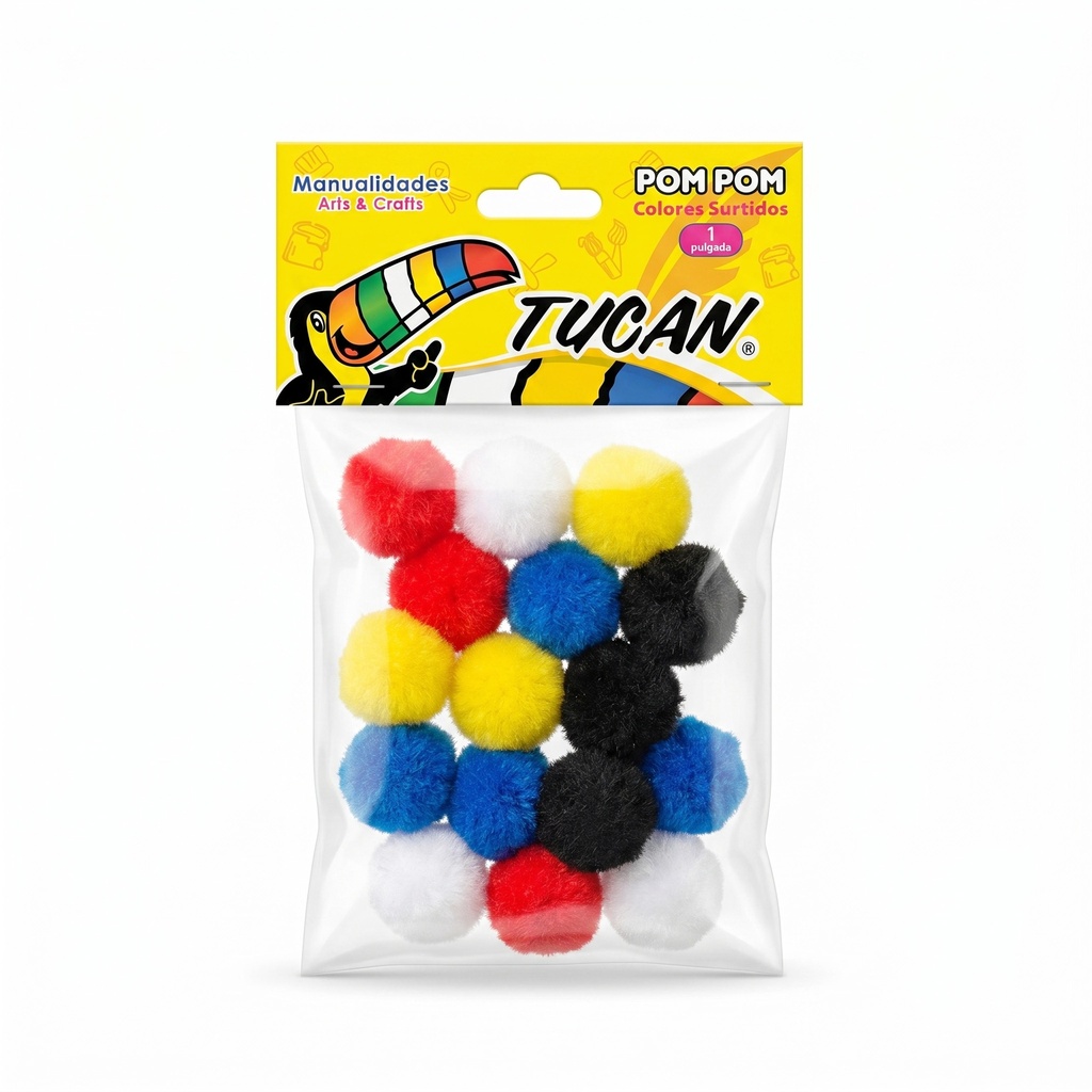 Pom Pom 1" 15 Pcs