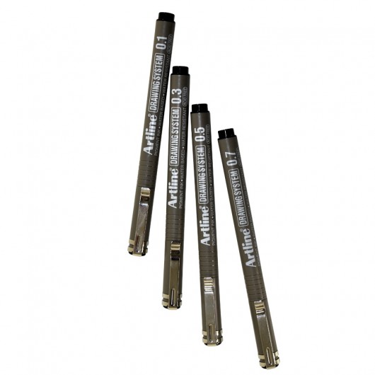 Artline Estuche Rapidografo  0.1/ 0.3/0.5/ 0.7