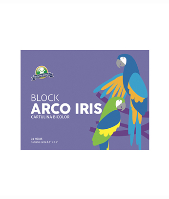 Block Arcoiris Mis Pasitos Carta 24H