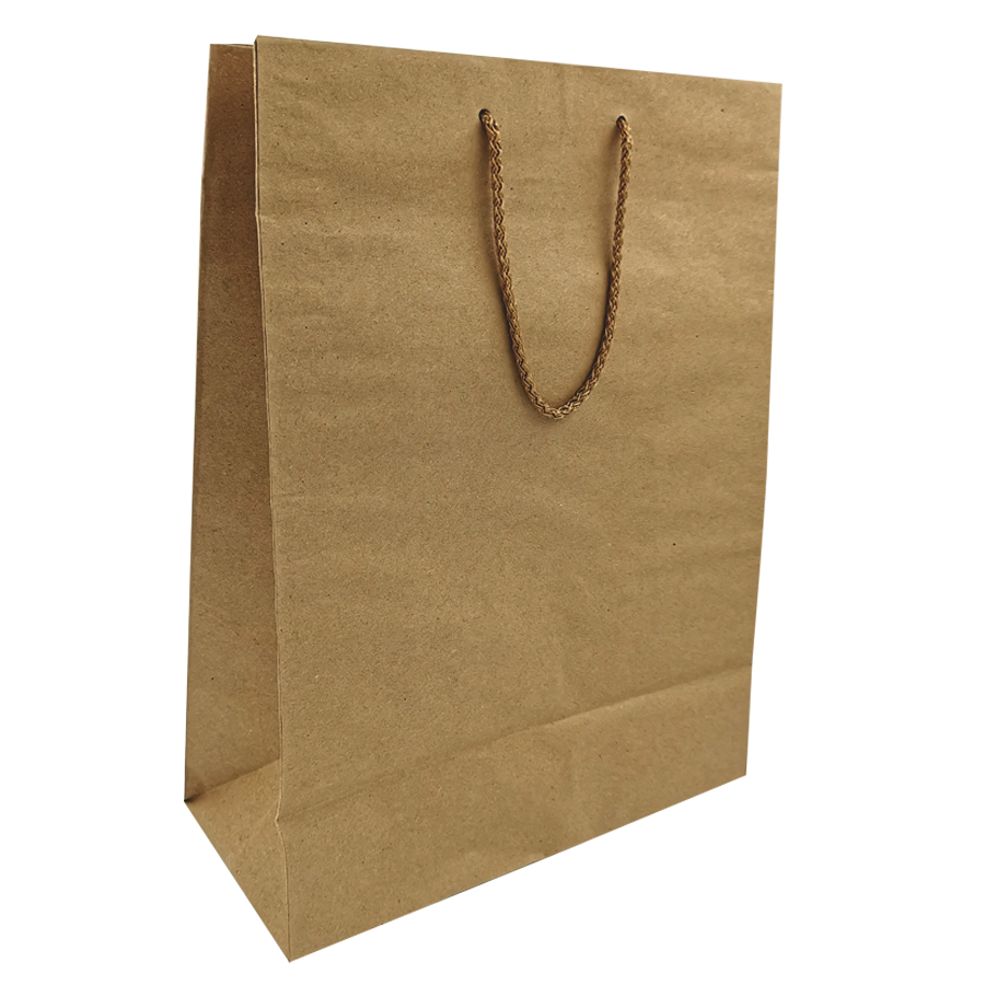 Bolsa Kraft Mediana 26X12X34.5CM