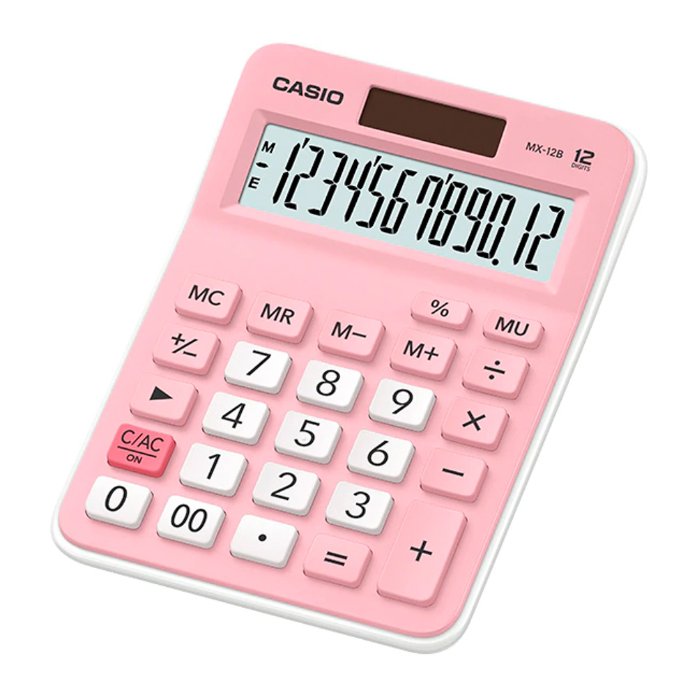 Calculadora Casio Mx-12B 12Digitos Rosa