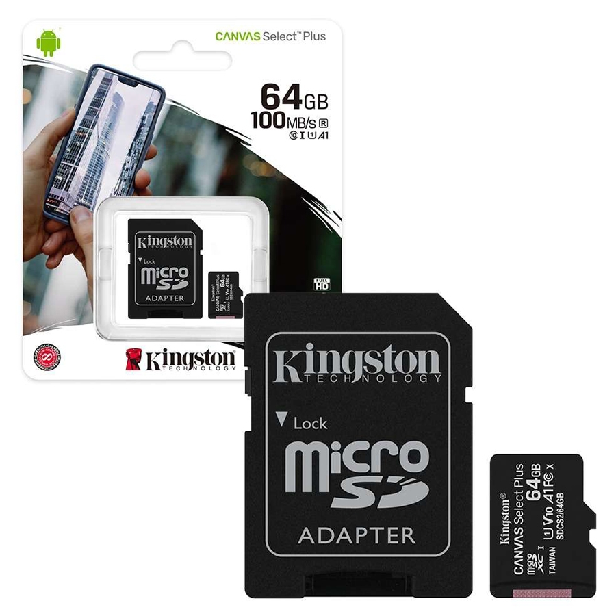 Micro Sd 64Gb Kingstone 