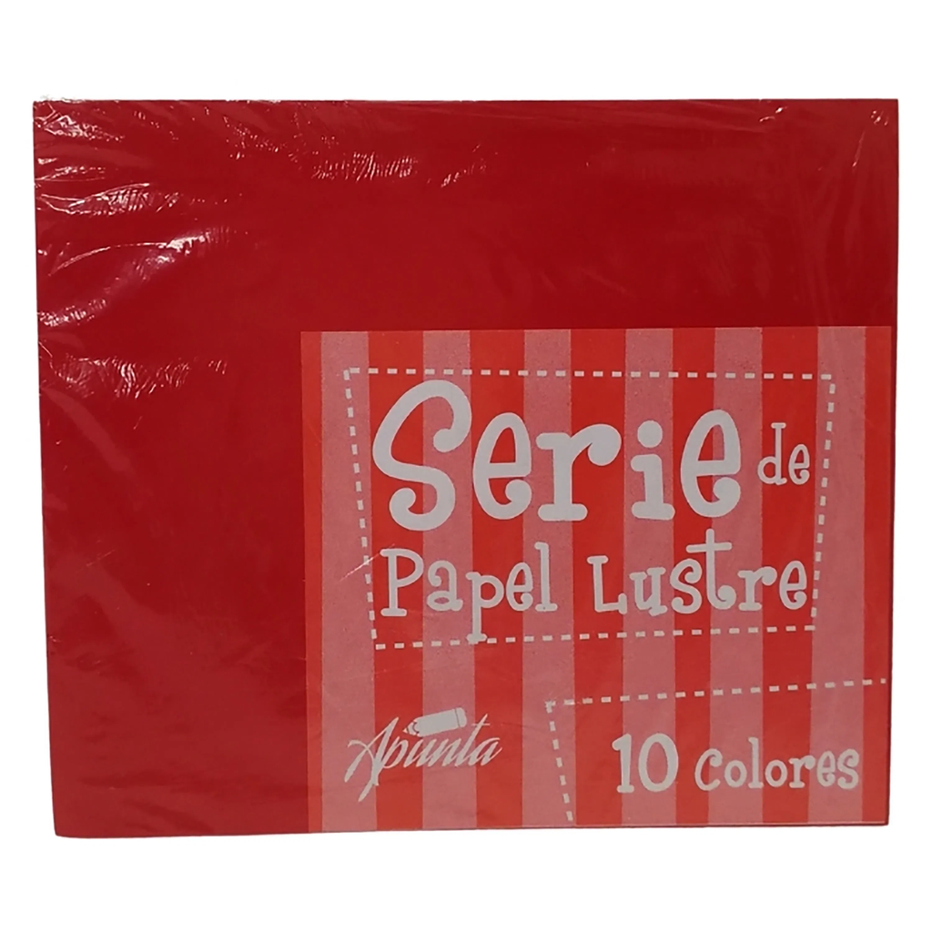 Serie De Papel Lustre 5X4 10Col.