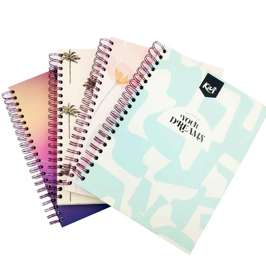 Cuaderno Kiut Doble Anillo Multimateria Pasta Dura Norma 160 hojas  5 Materias