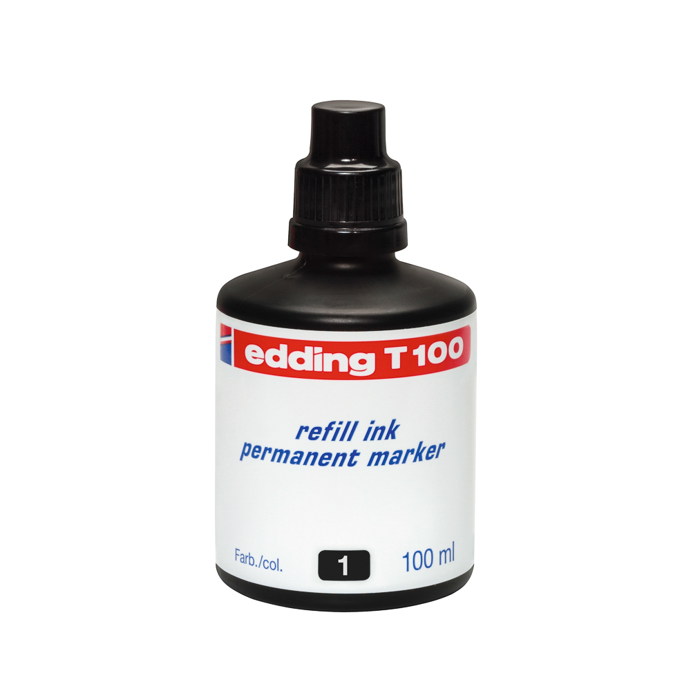 Tinta Recargable Pizarra Edding Negro