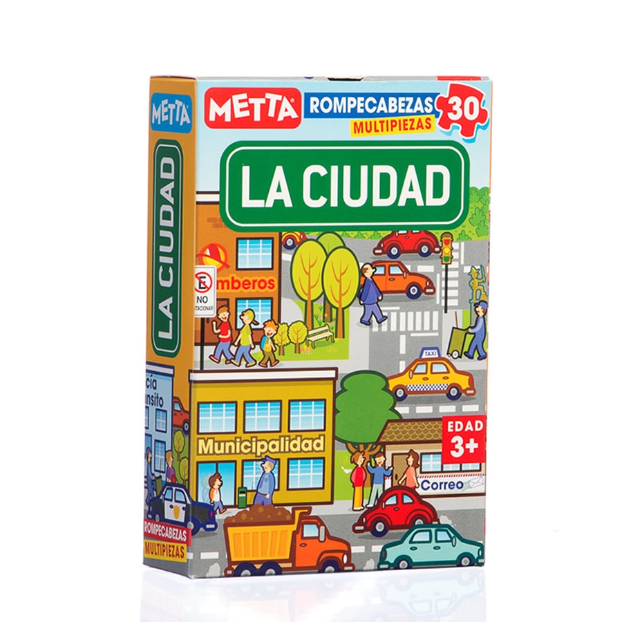 Rompecabezas La Ciudad 40 Piezas Metta Cod 923