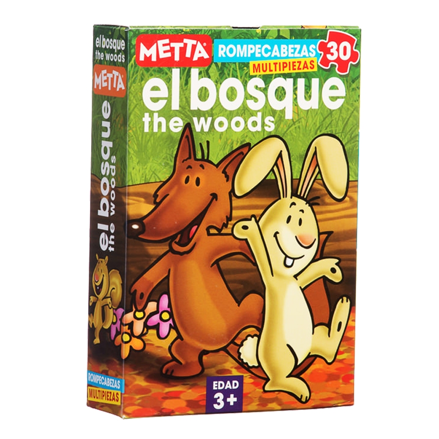 Rompecabezas El Bosque 8 Piezas Metta Cod 1006