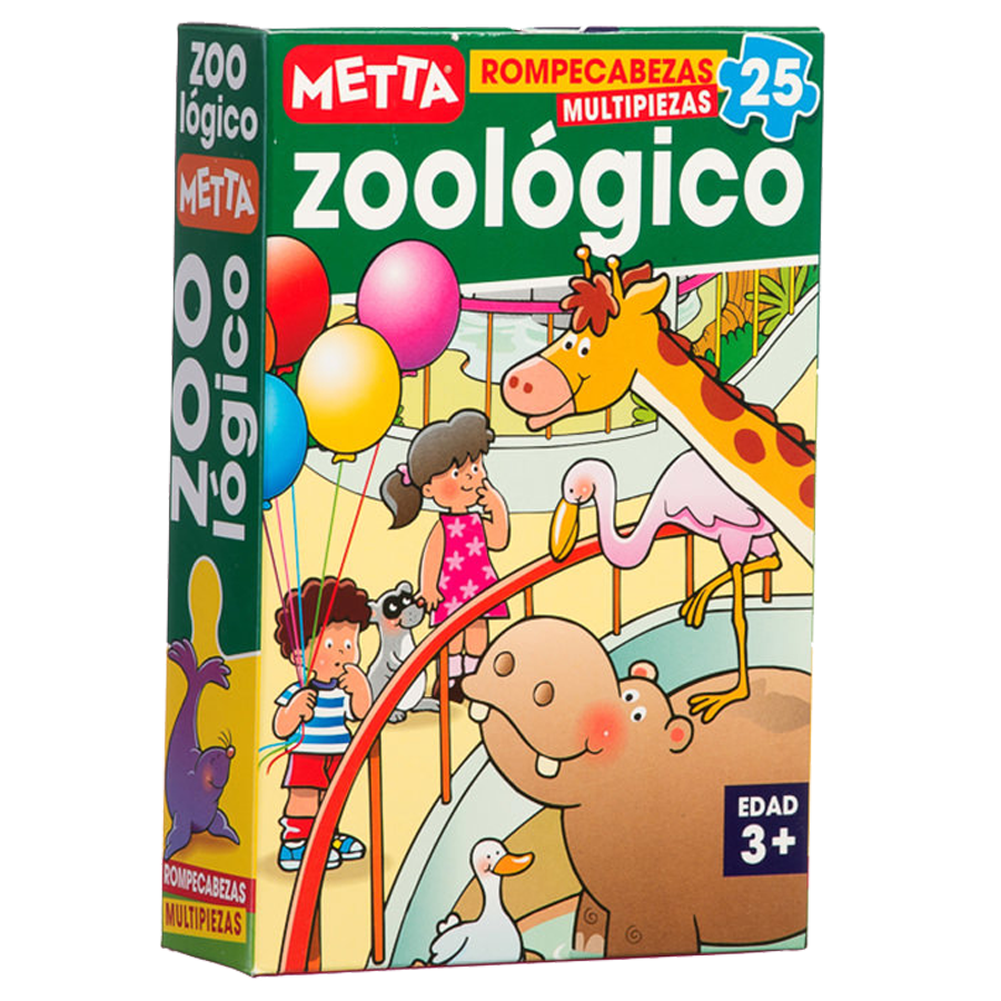 Rompecabezas  Zoologico 20 Piezas Metta Cod 7045