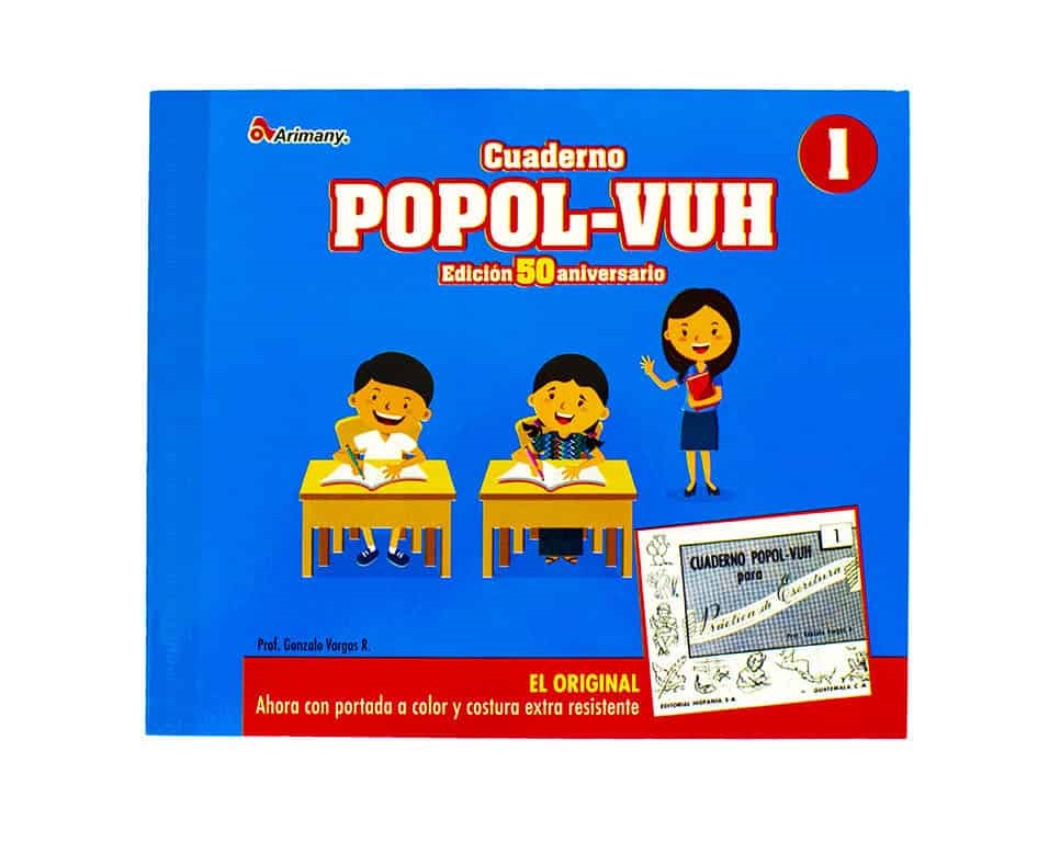 Cuaderno Caligrafia Popol Vuh