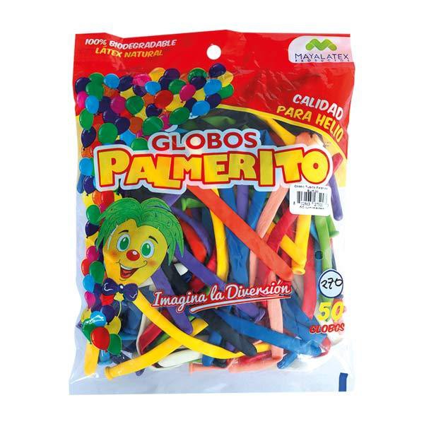 Bolsa Globos 100U #260 Colores Surtidos