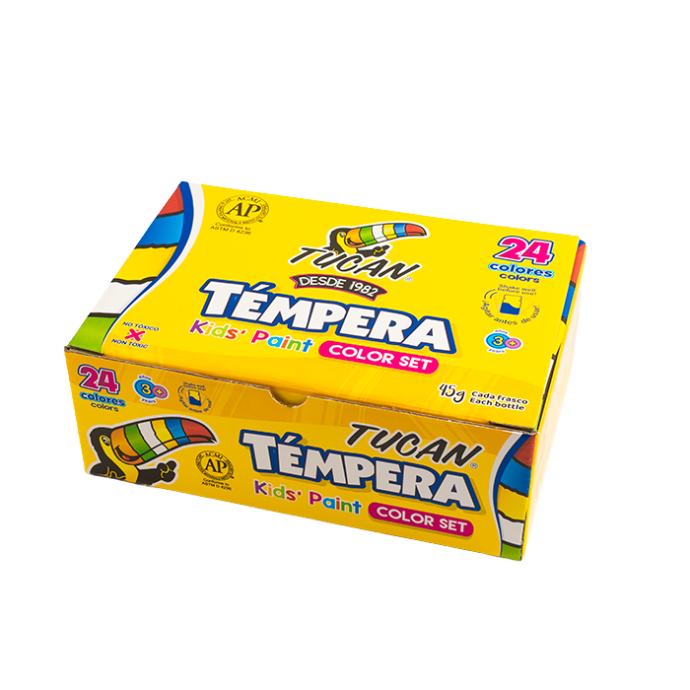 Tempera Tucan Clasica 24 Colores