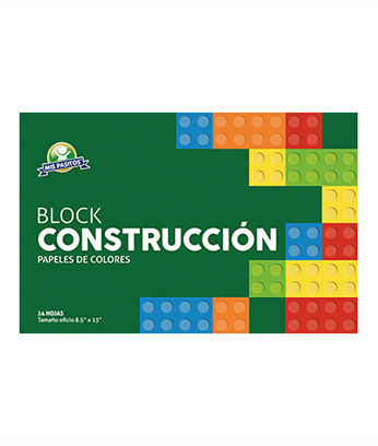 Block Construcción Mis Pasitos 20H Oficio 8.5" x 13"