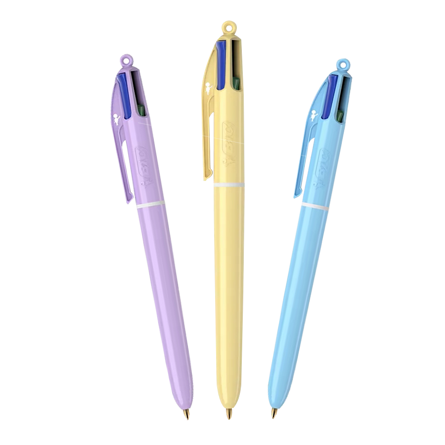 Bolígrafo Bic 4 Colores 1.0MM Pastel Unidad
