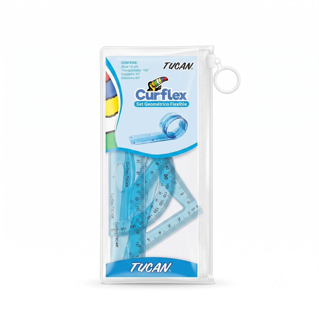 Juego Geométrico No. 1 Flexible 15 cms