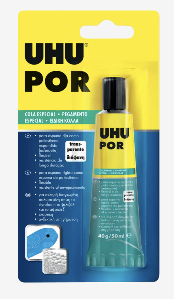 UHU POR Adhesivo para Duroport (poliestireno) 50ml