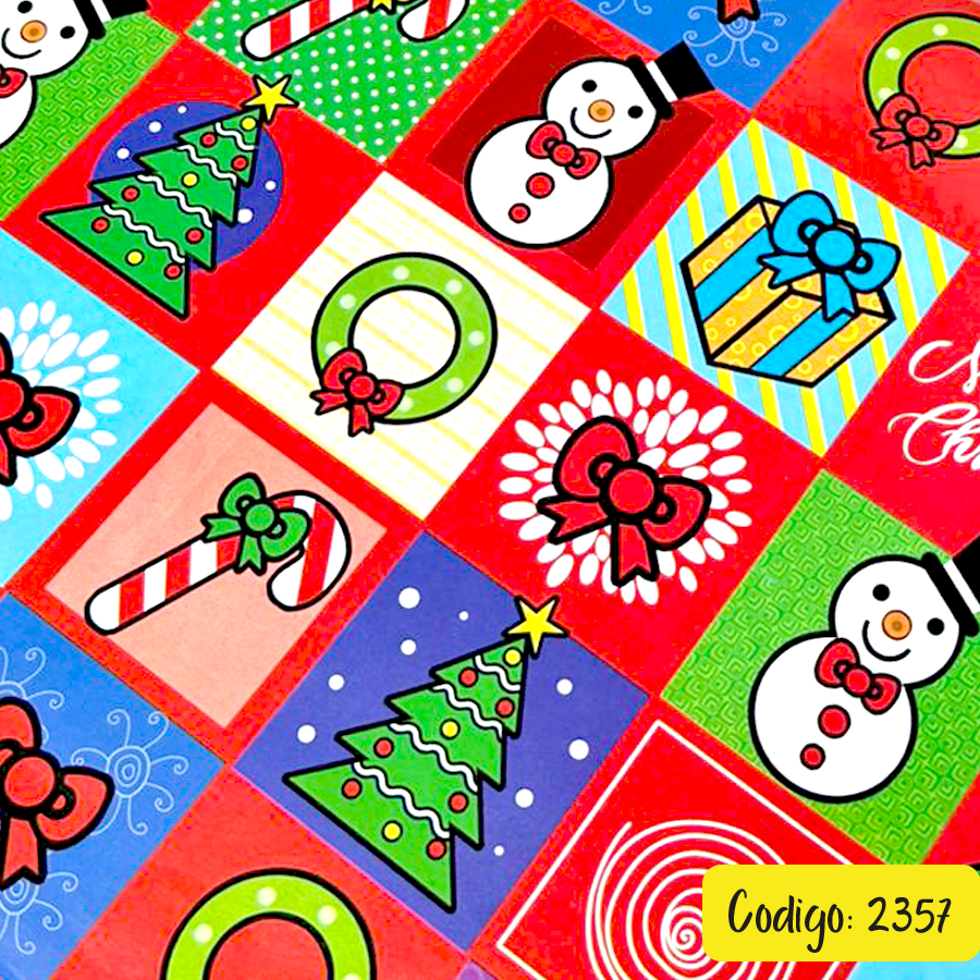 Pliego Papel Regalo Navideño