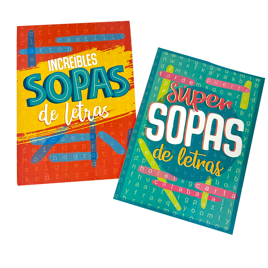 Libro Sopa de Letras 80 Páginas