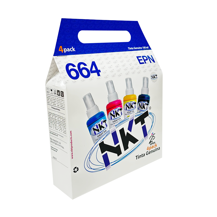 Tinta NKT 4Pack 100ml. Epson 664 Serie L