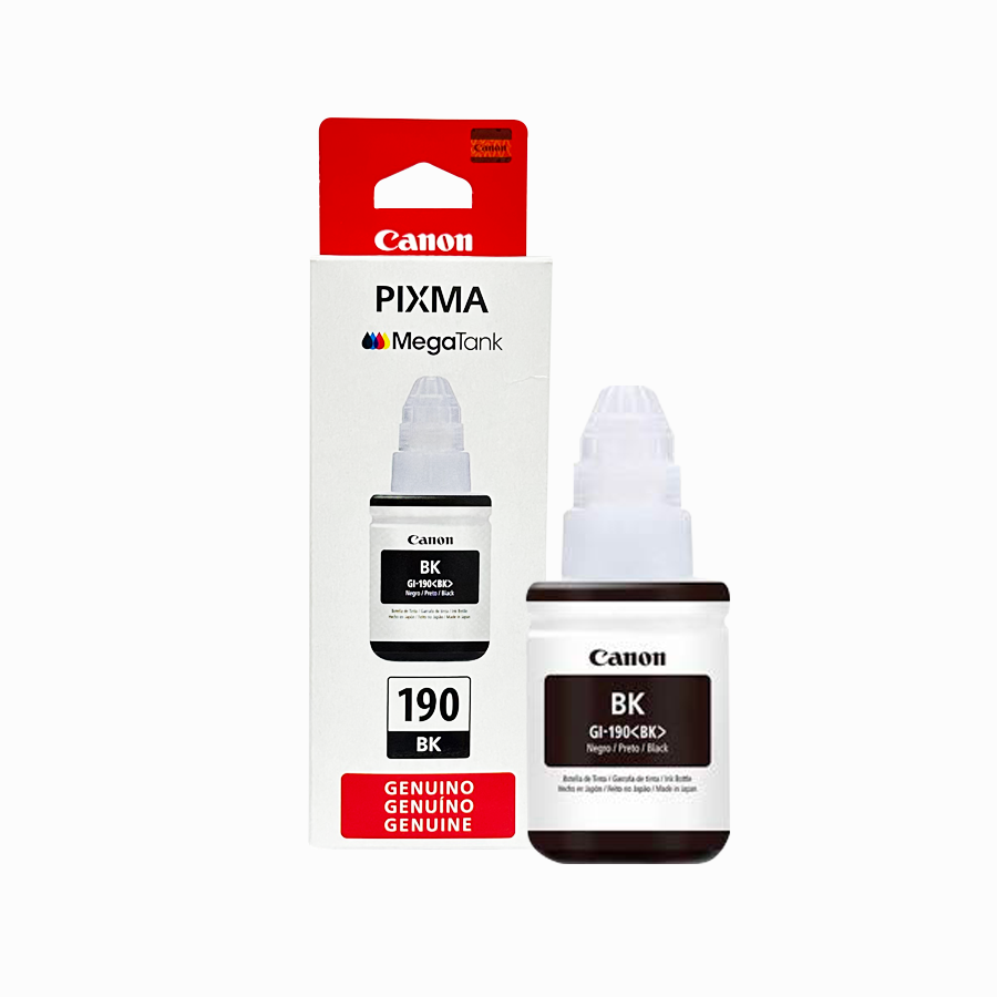 Tinta Botella Canon GI-190 Black 135ml