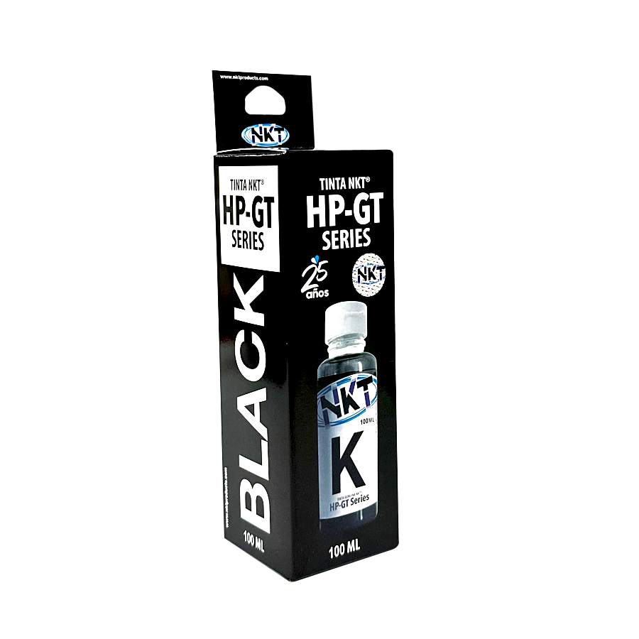 Tinta NKT Black 100ml. HP serie GT