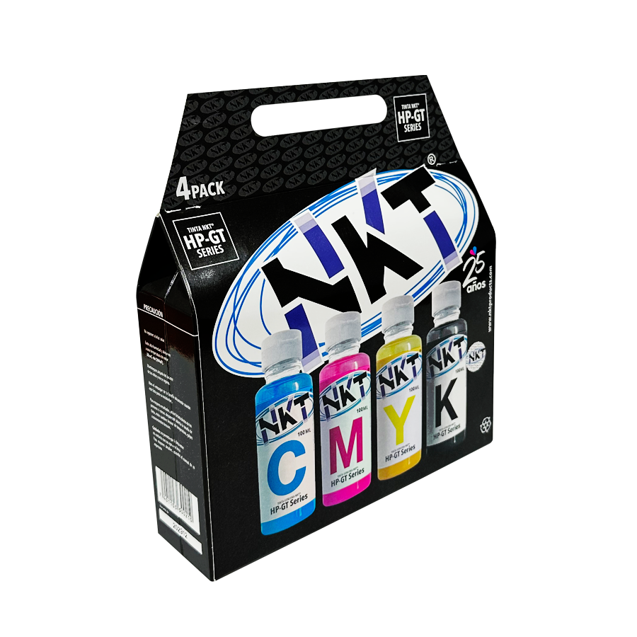 Tinta NKT 4Pack 100ml. HP Serie GT