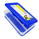 Estuche Plastico Lapices Grd Dbl Bandeja