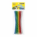 Limpia Pipas Metal 40 Unidades 5 Colores