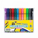Marcador Jumbo Triangular 12 Colores