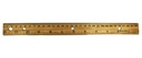 Regla De Madera 30 Cms