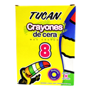 Crayon De Cera Estandar 8 Colores