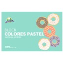 Block Cartulina Pastel Arcoiris Oficio 20H