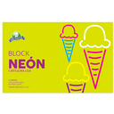 Block Cartulina Neon Oficio 14H