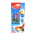 Crayon Pastel Maped Color Peps 12 Col.