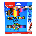 Crayon de Madera Maped Triangular 24 col.