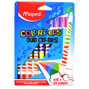 Marcador Maped Duo Color Peps 20 col.