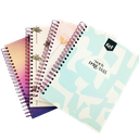 Cuaderno Kiut Doble Anillo Multimateria Pasta Dura Norma 160 hojas  5 Materias