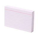 Fichas Cardex Blancas 5x8 Con Lineas Ciento