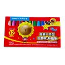 Crayon Pastel Hex.  12 Col. Simbalion