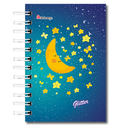 Libreta MiniMaster 150H Pasta Dura Glitter