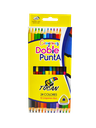 Crayon de Madera Doble Punta Triangular 24 Colores