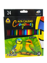 Crayon de Madera Alta Calidad Triangular 24 Colores