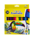 Crayon de Madera Acuarelable Triangular 24 Colores