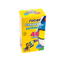Crayón de Cera Estandar Triangular 48 Colores
