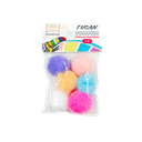 Pom Pom 1.5" x 6 Piezas Colores Surtidos Pastel